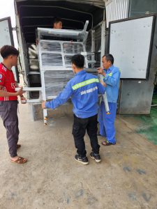 Giao hàng Bàn thao tác và Thùng hạt nhựa